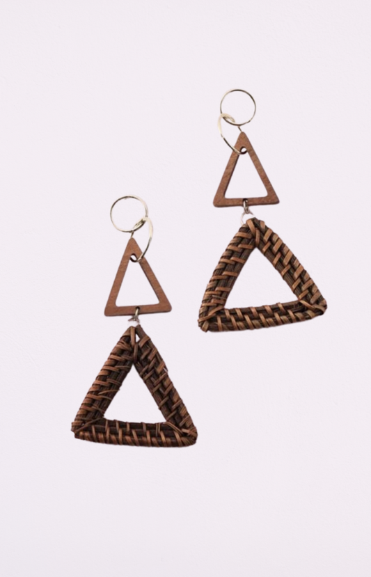 Love Triangle Earrings